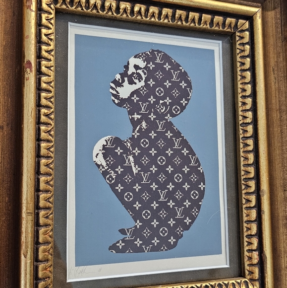 Rare 5/5 Beejoir Signed Art Print LV Child Louis vuitton - Picture 3 of 6